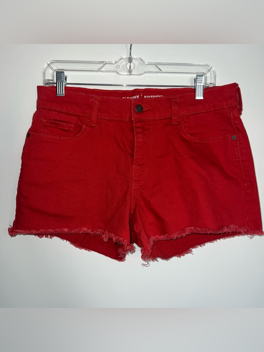 Old Navy Boyfriend Denim Shorts with Frayed Hem